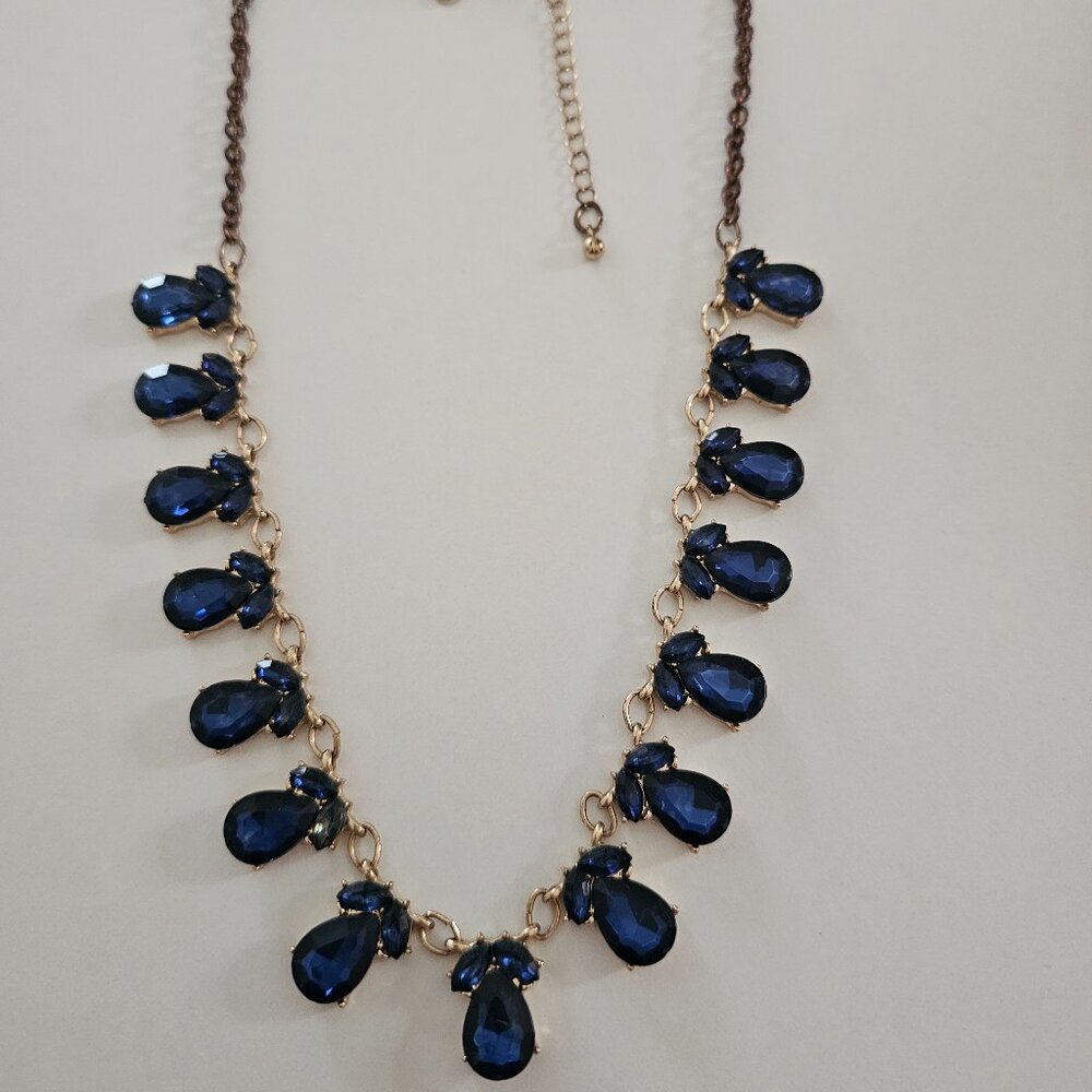 Blue Jewel Necklace